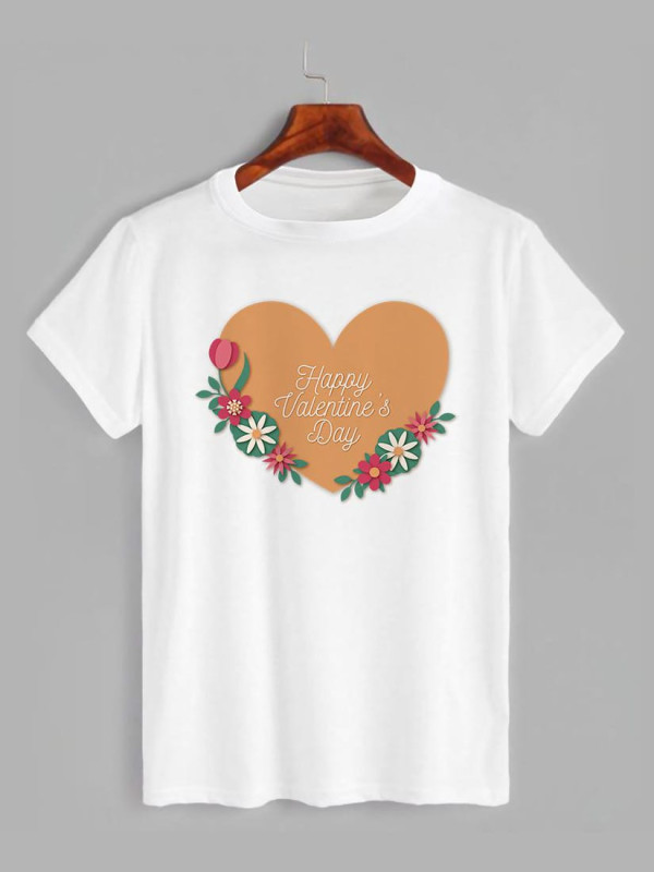 Футболка з принтом День святого Валентина 2 (1215)