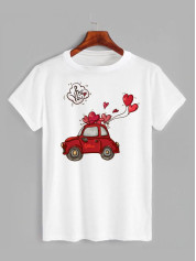 Футболка на день закоханих з принтом Для тебе (1221)