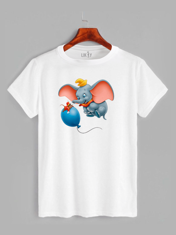 Футболка дитяча з принтом Слоник з кулькою - 21030334