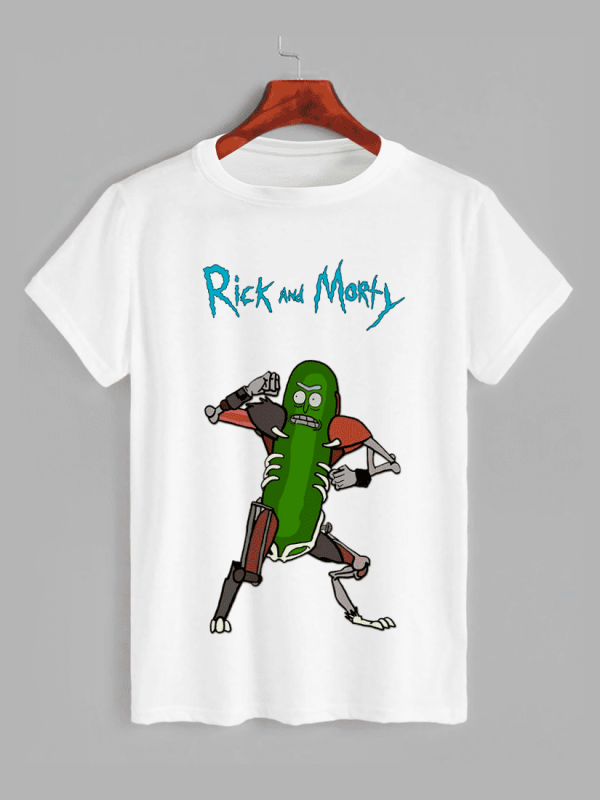 Футболка з принтом Рік та Морті огірок -Rick and Morty (0614)