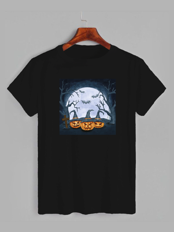 Футболка з принтом Хеллоуїн Pumpkin (2341)