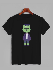 Футболка з принтом Хеллоуїн Зомбі (2344)