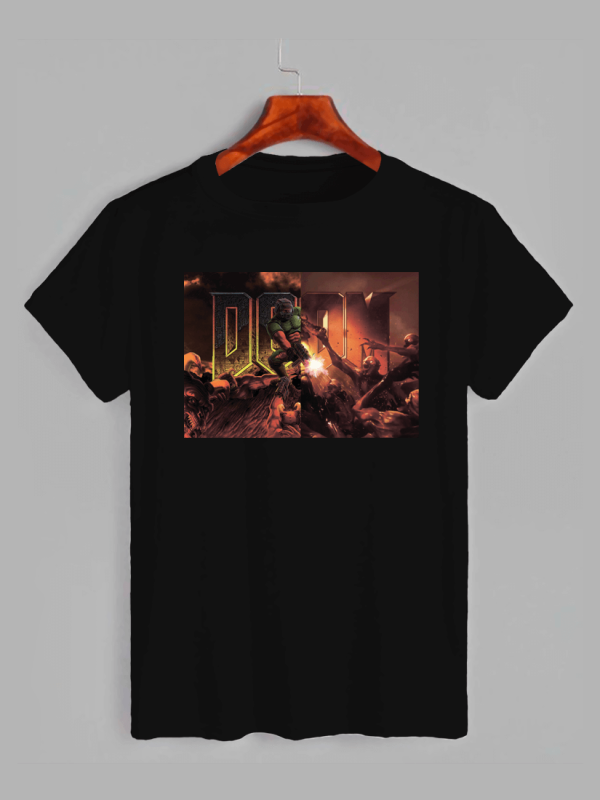 Футболка з принтом DOOM - Дум (1609)