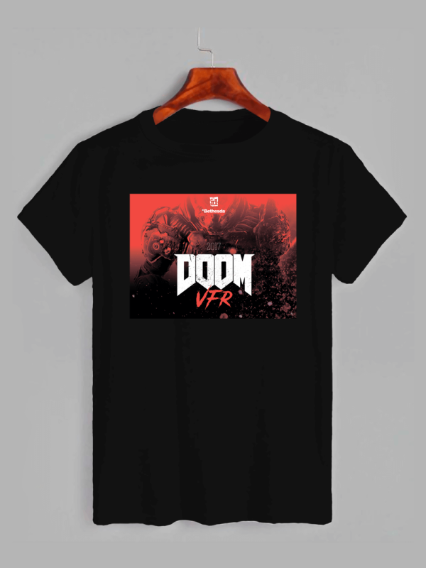 Футболка з принтом DOOM - Дум (1610)