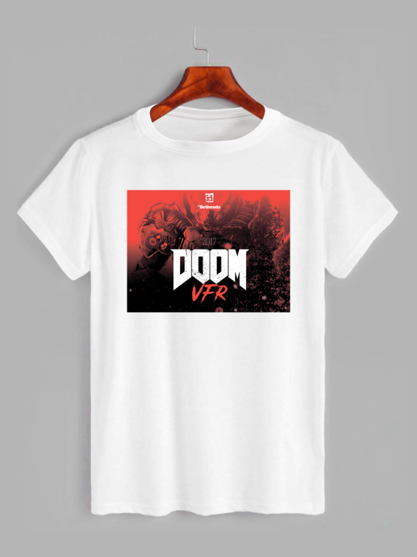 Футболка з принтом DOOM - Дум (1610)