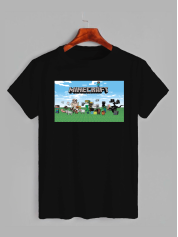 Футболка з принтом Minecraft - Майнкрафт (1648)