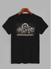 Футболка с принтом Overwatch - Овервотч (1649)