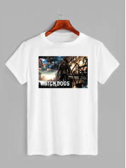 Футболка з принтом Watch dogs - Сторожевые псы (1650)