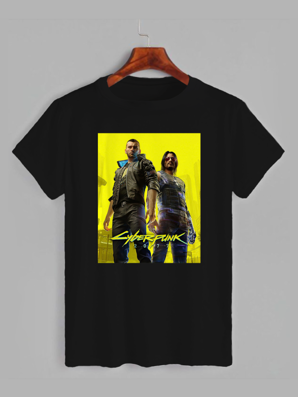 Футболка з принтом Cyberpunk 2077 (Кіберпанк 2077) (2505)