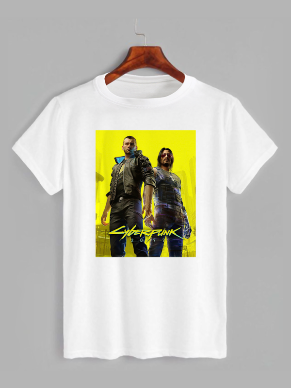 Футболка з принтом Cyberpunk 2077 (Кіберпанк 2077) (2505)