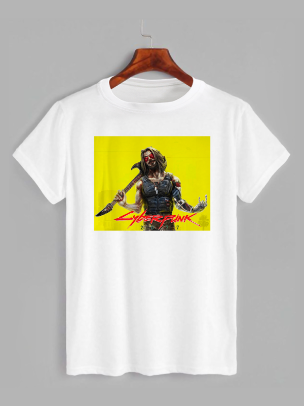 Футболка з принтом Cyberpunk 2077 (Кіберпанк 2077) (2506)