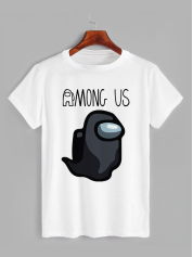 Футболка с принтом Among Us - Амонг Ас (Среди нас) (2539)