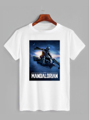 Футболка с принтом The Mandalorian (Мандалорец) (2561)
