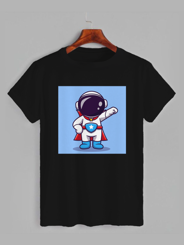 Футболка з принтом Супер космонавт (0806)