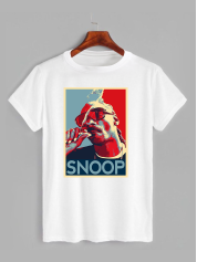 Футболка з принтом Снуп Дог (Snoop Dogg) (2711)
