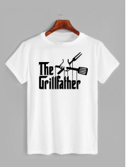 Футболка с принтом The grillfather (0512)