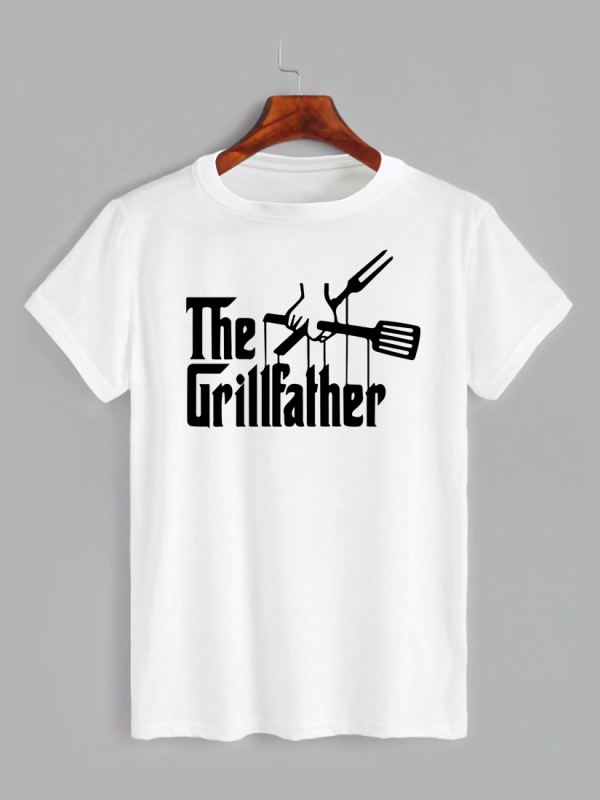 Футболка с принтом The grillfather (0512)