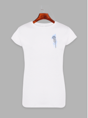Жіноча футболка з принтом Гілочка (1508)