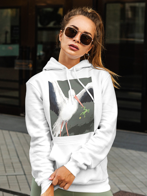 Худи с патриотическим принтом "Законы выживания" (220869)