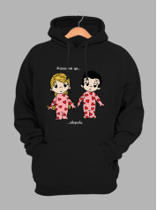 Худі до Дня закоханих з принтом Love is - хвороба (0203)