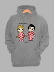 Худі до Дня закоханих з принтом Love is - хвороба (0203)