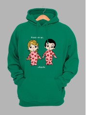 Худі до Дня закоханих з принтом Love is - хвороба (0203)