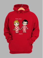 Худі до Дня закоханих з принтом Love is - хвороба (0203)