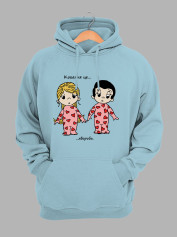 Худі до Дня закоханих з принтом Love is - хвороба (0203)