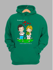 Худі до Дня закоханих з принтом Love is - часто казати їй про це (0206)