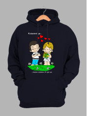 Худі до Дня закоханих з принтом Love is - часто казати їй про це (0206)