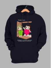 Худі на день закоханих з принтом Love is - впевненість у тому, що отримаєш листівку у День Св. Валентина (0217)