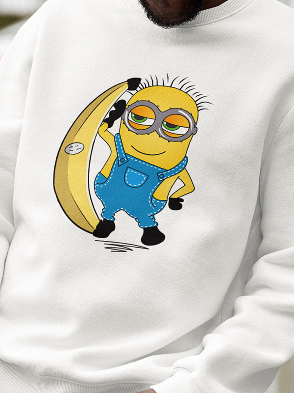 Світшот з принтом Міньйон Ловелас (0232)