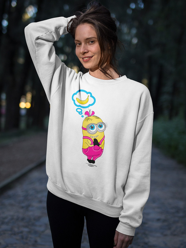 Світшот з принтом Міньйон Мрійниця (0233)