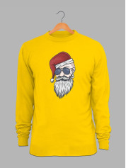 Світшот дитячий з новорічним принтом Санта хіпстер - 211205