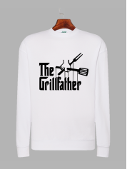 Світшот з принтом The grillfather - 0512