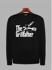 Світшот з принтом The grillfather - 0512