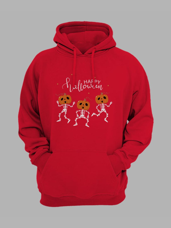 Толстовка худі з принтом Happy Halloween (2325)