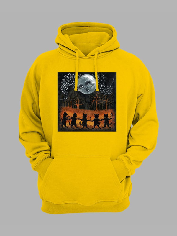 Толстовка худі з принтом Halloween (2351)