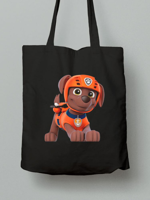 Екосумка шопер з бавовни 38х40см з принтом Щенячий патруль Вікі - 0342