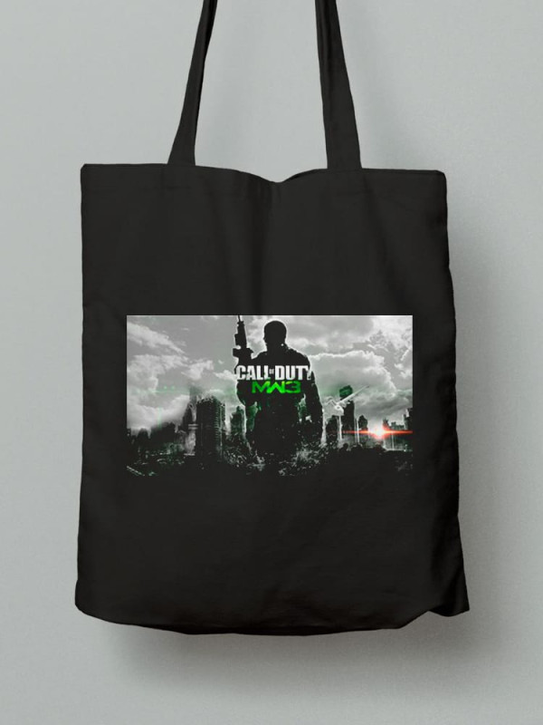 Екосумка шопер з бавовни 38х40см з принтом Call of Duty - Кол оф Дьюти - 1601