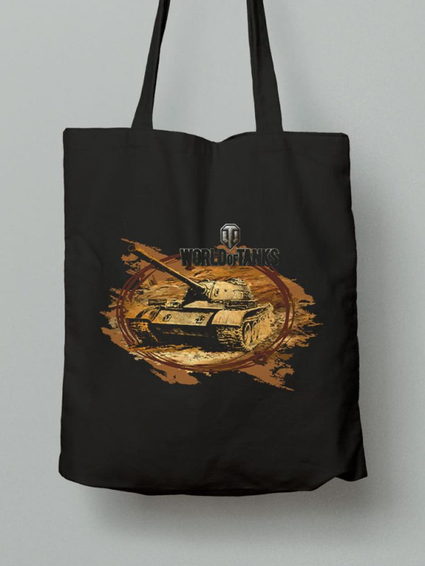 Екосумка шопер з бавовни 38х40см з принтом Гра World of Tanks - Світ Танків - 1642
