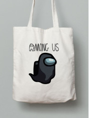 Екосумка шопер з бавовни 38х40см з принтом Among Us Амонг Ас (Серед нас) - 2539