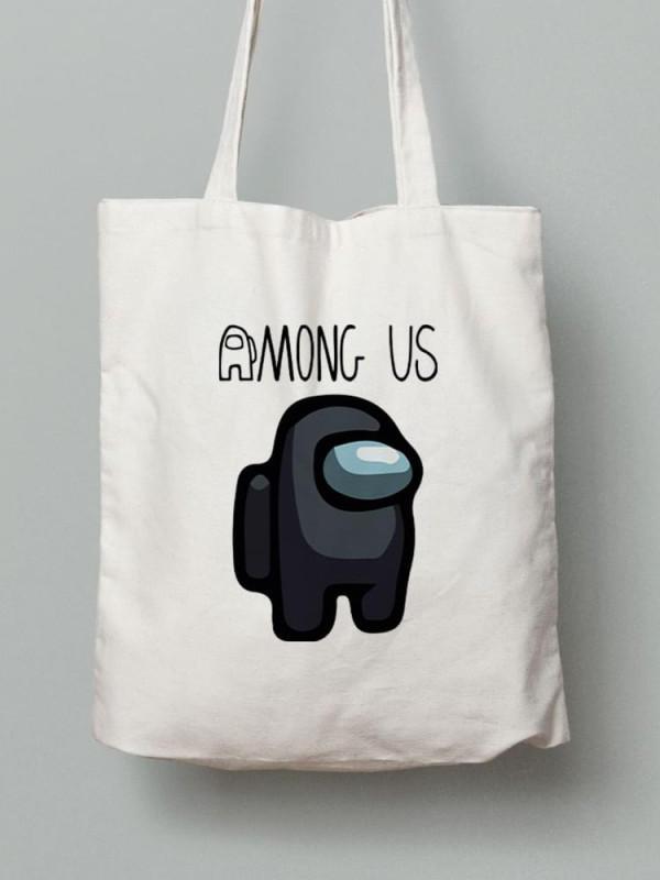 Екосумка шопер з бавовни 38х40см з принтом Among Us Амонг Ас (Серед нас) - 2541
