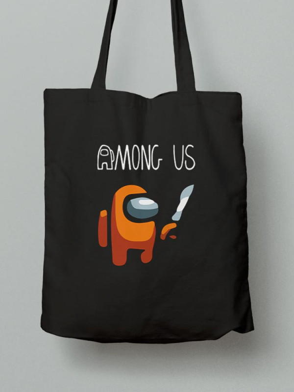 Екосумка шопер з бавовни 38х40см з принтом Among Us Амонг Ас (Серед нас) - 2542