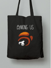 Екосумка шопер з бавовни 38х40см з принтом Among Us Амонг Ас (Серед нас) - 2544