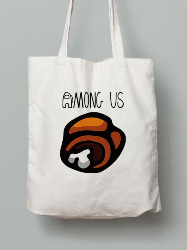 Екосумка шопер з бавовни 38х40см з принтом Among Us Амонг Ас (Серед нас) - 2544