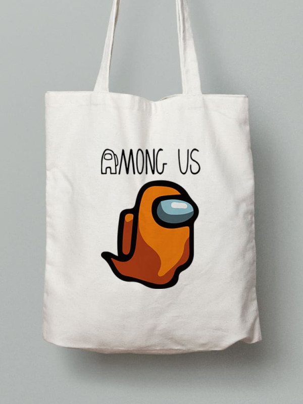 Екосумка шопер з бавовни 38х40см з принтом Among Us Амонг Ас (Серед нас) - 2545