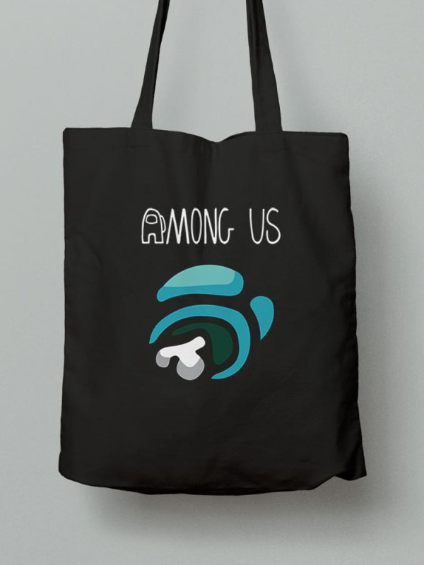 Екосумка шопер з бавовни 38х40см з принтом Among Us Амонг Ас (Серед нас) - 2547