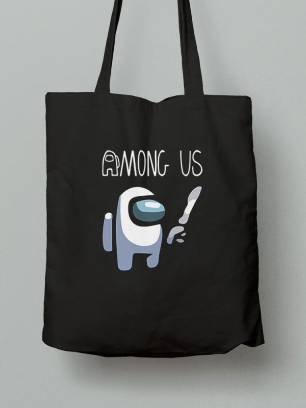 Екосумка шопер з бавовни 38х40см з принтом Among Us Амонг Ас (Серед нас) - 2555