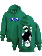 Толстовка худі з принтом аніме Satoru Gojo - Сатору Годжо, 241110078